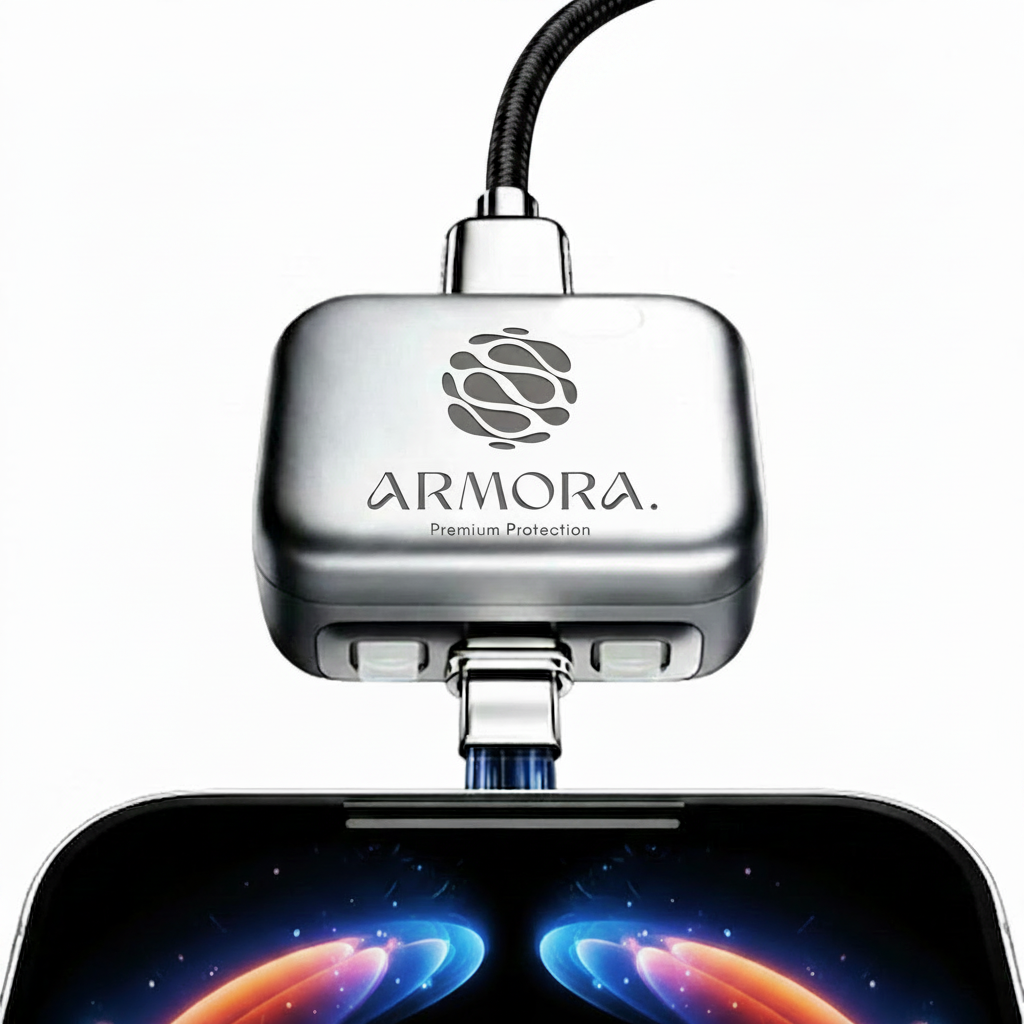 ARMORA 140W USB-C fast charger for iPhone and MacBook in Egypt