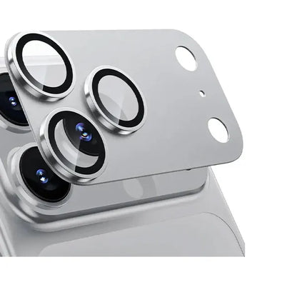 ARMORA iPhone camera lens guard protecting the raised camera module